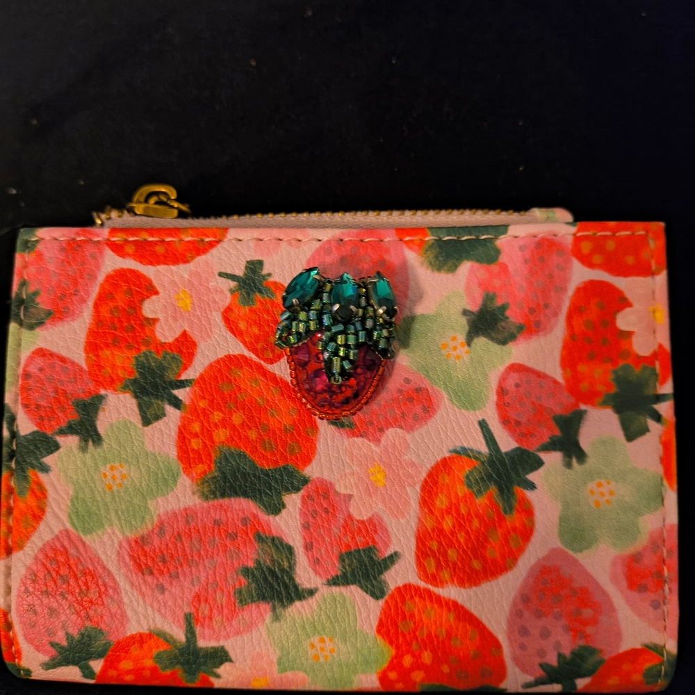 Strawberry Print Women's Wallet